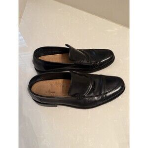 Cole Haan Leather Loafers Dress Shoes Slip On Black Men 13M